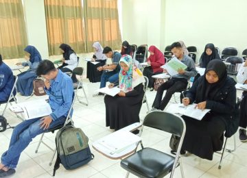 Suasana Ujian Masuk Perguruan Tinggi Islam Negeri (UM-PTKIN) 2019