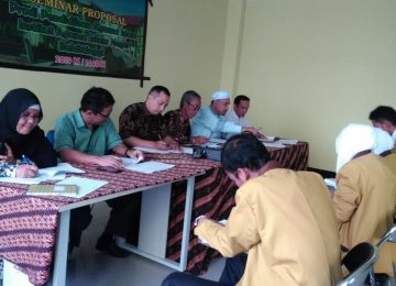 Ujian Komprehensif Prodi PAI Tahun 2019